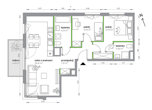 Rzut M Bemowo - BA0306/4