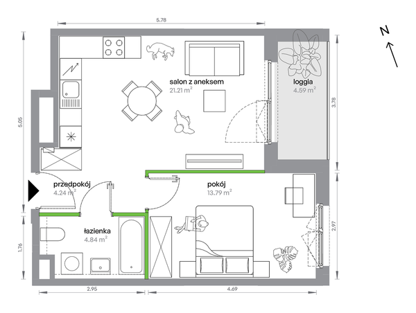 Rzut M Bemowo - BB0202/4