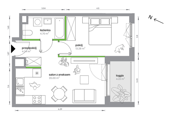 Rzut M Bemowo - BC0103/4