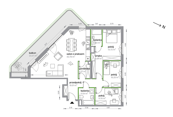 Rzut M Bemowo - BC0105/4