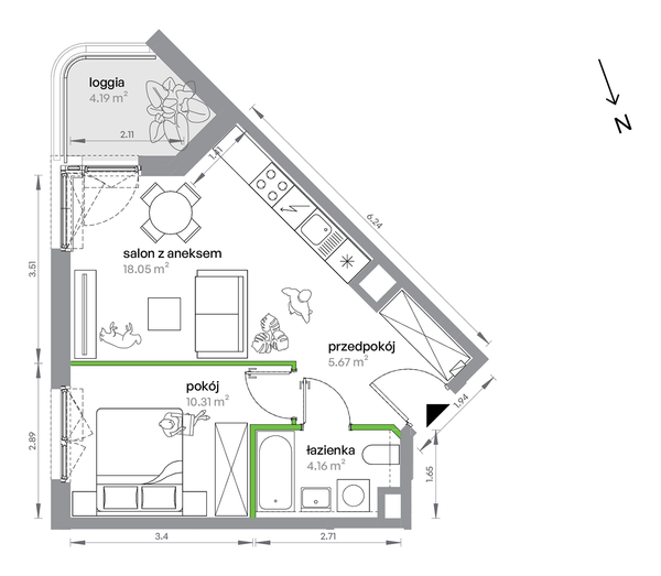 Rzut M Bemowo - BC0202/4