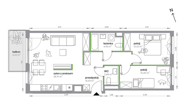 Rzut M Bemowo - BC0301/4