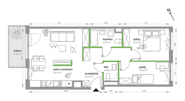 Rzut M Bemowo - BC0401/4