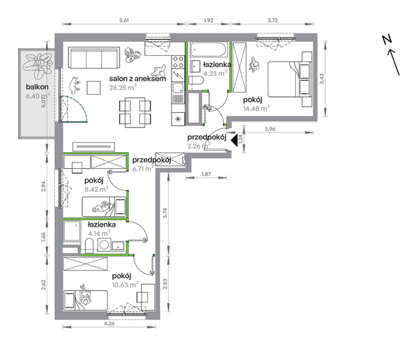 Rzut M Bemowo - AB0408/4