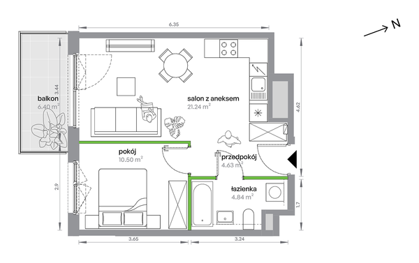 Rzut M Bemowo - AB0207/4