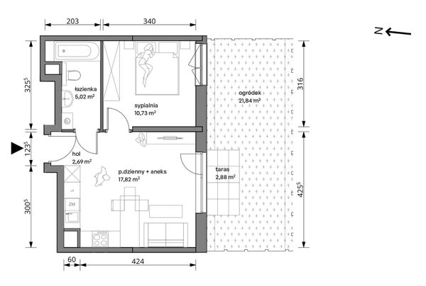 Rzut Trzcinowa Vita - 18/057