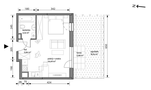 Rzut Trzcinowa Vita - 18/073