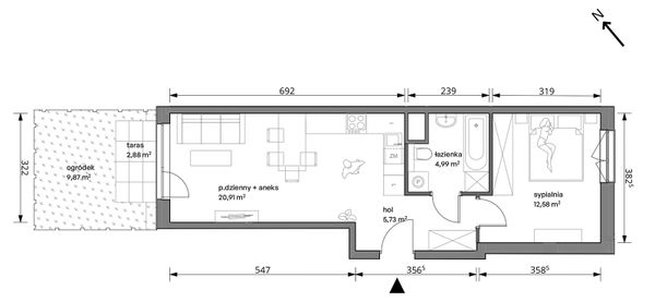 Rzut Trzcinowa Vita - 18A/039