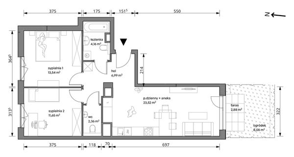 Rzut Trzcinowa Vita - 18/094