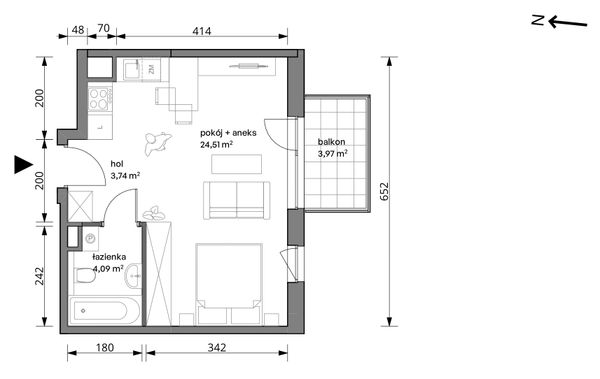 Rzut Trzcinowa Vita - 18/084