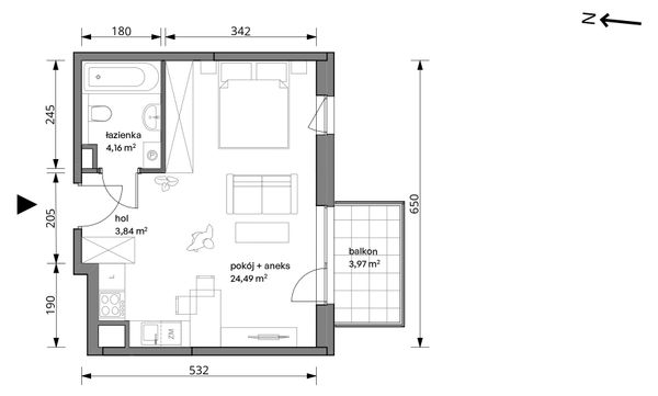 Rzut Trzcinowa Vita - 18/089