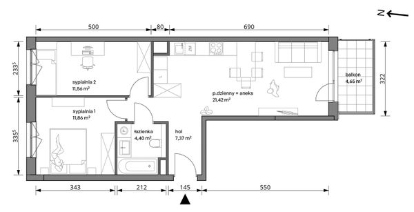 Rzut Trzcinowa Vita - 18/093