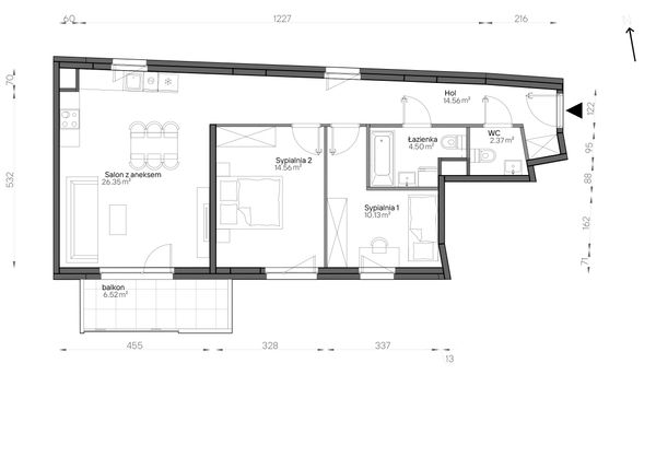Rzut Aleje Praskie - 122/8