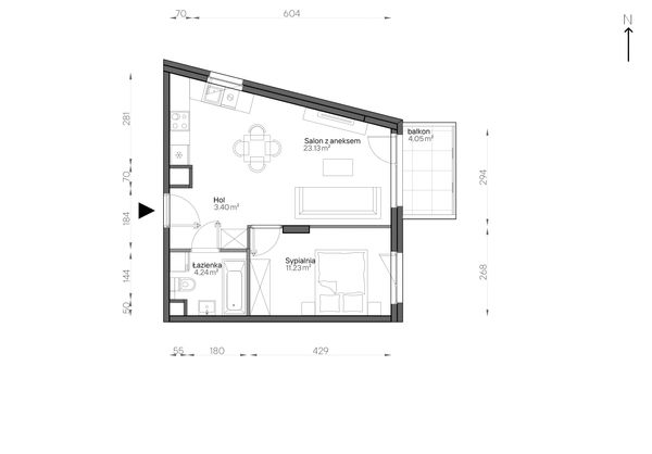 Rzut Aleje Praskie - 123/8