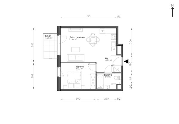 Rzut Aleje Praskie - 120/8