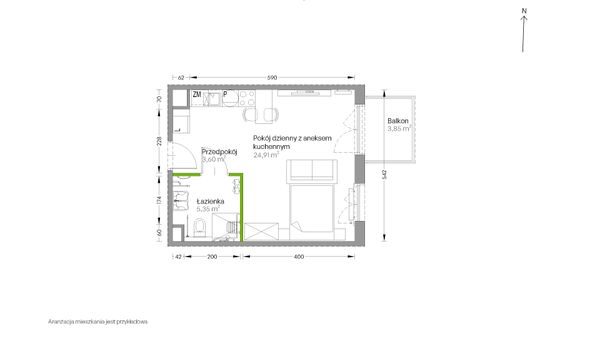 Rzut Centralna Vita - F.146