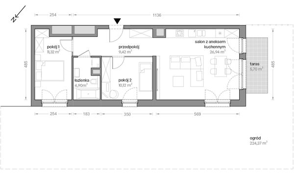Rzut Ceglana Park - B7/A/03