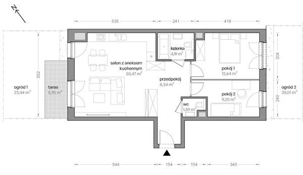 Rzut Ceglana Park - B6/A/05