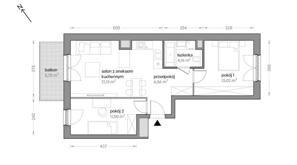 Rzut Ceglana Park - B6/B/05