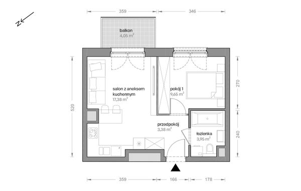 Rzut Ceglana Park - B6/B/10