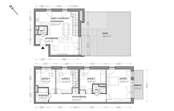 Rzut Ceglana Park - B4/A/29