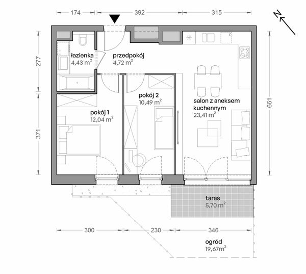 Rzut Ceglana Park - B4/B/10