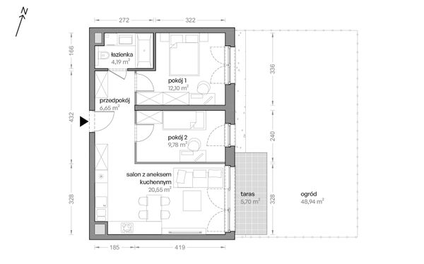 Rzut Ceglana Park - B5/A/03