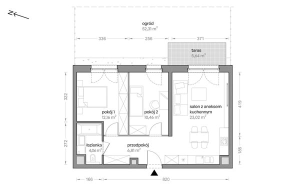 Rzut Ceglana Park - B5/A/11