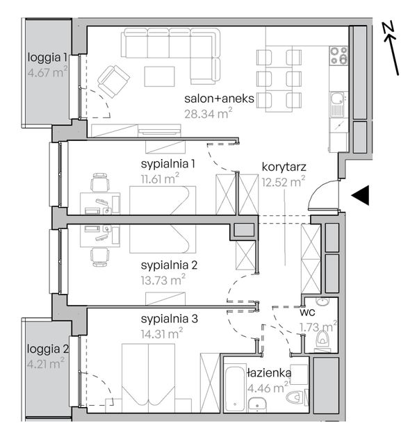 Rzut Legnicka Vita - L2/13/106