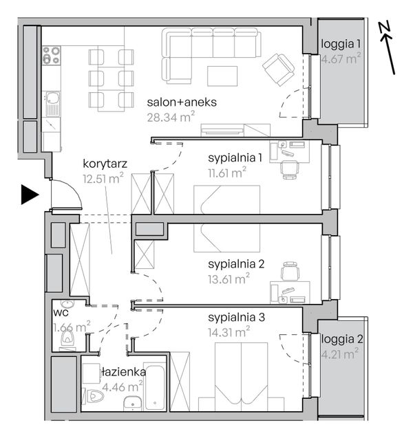 Rzut Legnicka Vita - L2/13/107