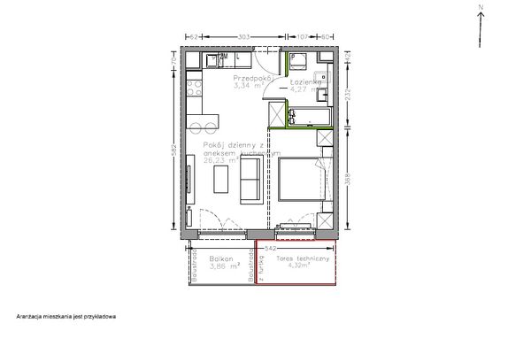 Rzut Centralna Vita - F.069