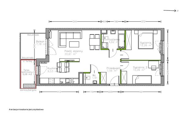 Rzut Centralna Vita - F.089