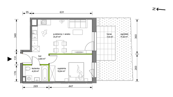 Rzut Trzcinowa Vita - A/02