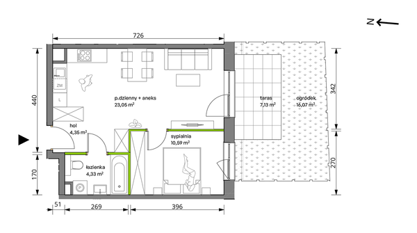Rzut Trzcinowa Vita - A/03