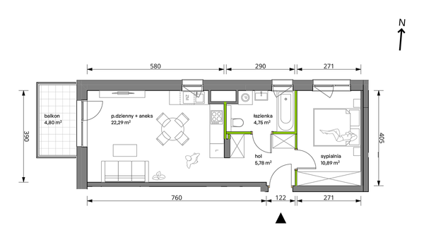 Rzut Trzcinowa Vita - A/18