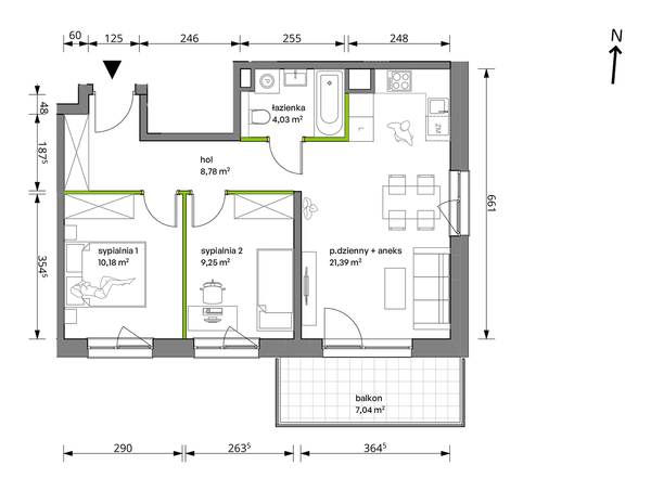 Rzut Trzcinowa Vita - B/37