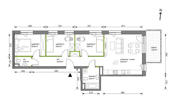 Rzut Trzcinowa Vita - B/43