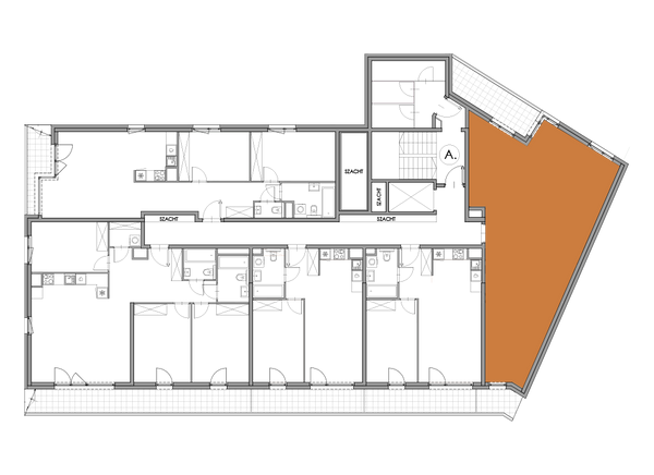 Rzut Bukowińska Mokotów - F2.B.03.01
