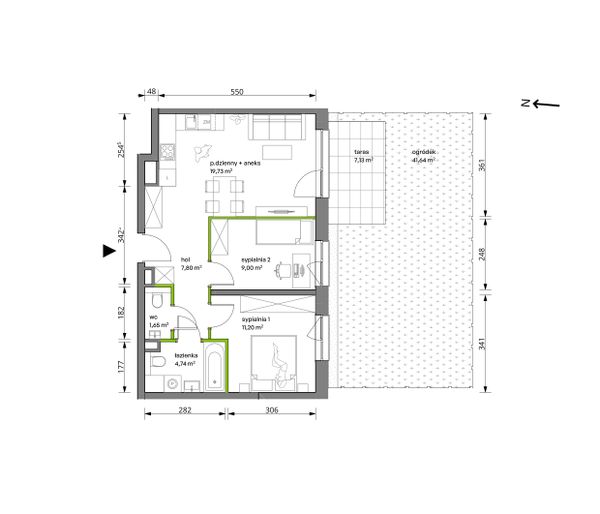 Rzut Trzcinowa Vita - B/28