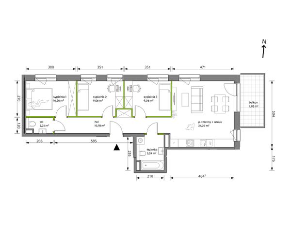Rzut Trzcinowa Vita - B/29