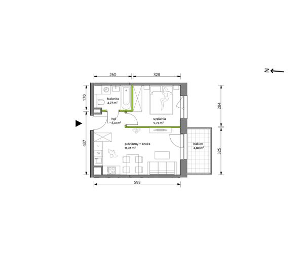 Rzut Trzcinowa Vita - B/32
