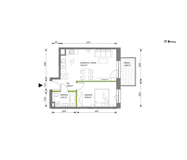 Rzut Trzcinowa Vita - A/14
