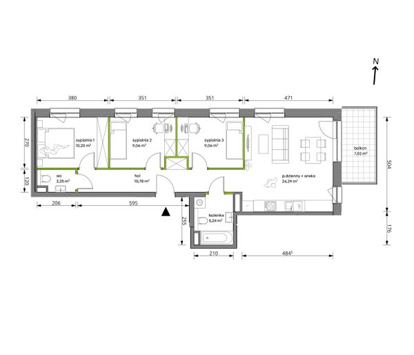 Rzut Trzcinowa Vita - B/36