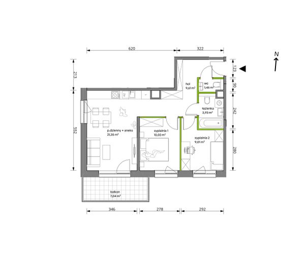 Rzut Trzcinowa Vita - B/41