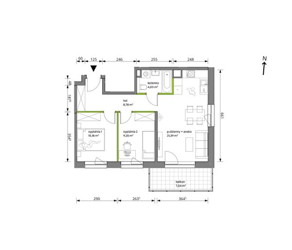 Rzut Trzcinowa Vita - B/44