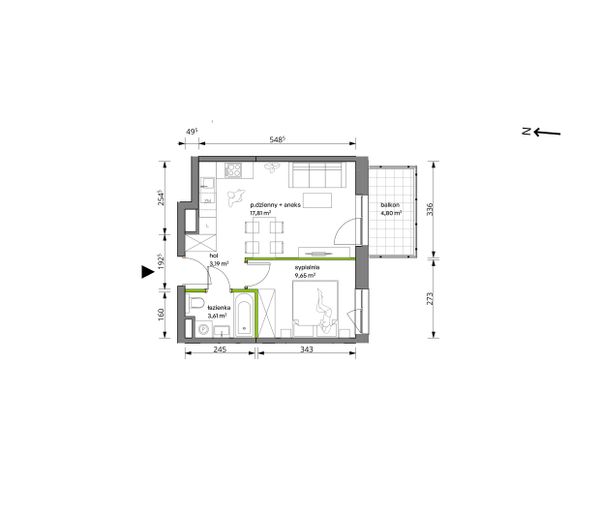 Rzut Trzcinowa Vita - B/45