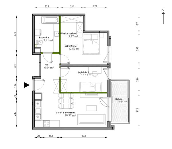 Rzut Aleje Praskie - 072/7