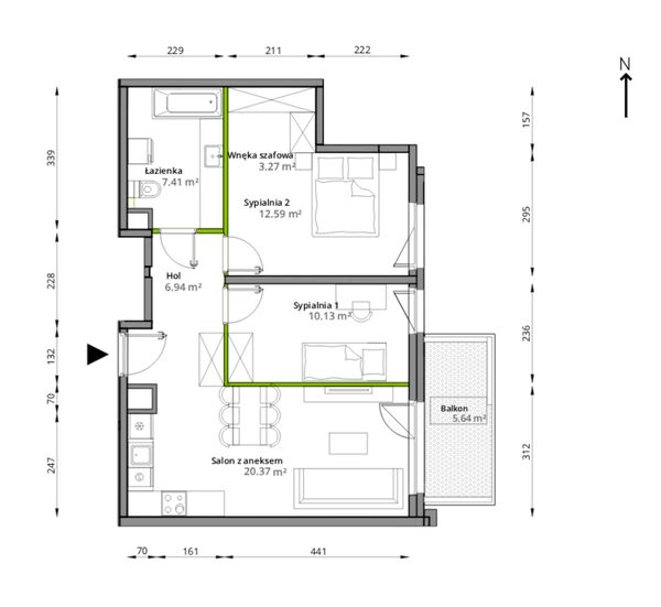 Rzut Aleje Praskie - 080/7