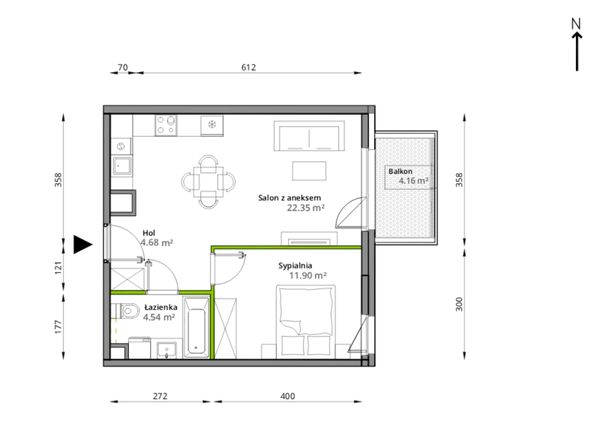 Rzut Aleje Praskie - 118/7