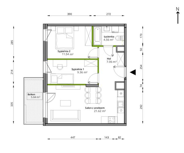 Rzut Aleje Praskie - 123/7